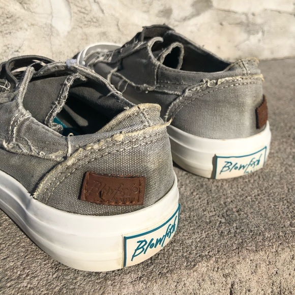 Blowfish Shoes | Blowfish Green Slip On Sneakers | Poshmark